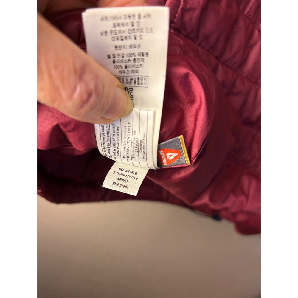 Patagonia Women's Nano Puff Jacket Small S Arrow Red EUC Puffer Full Zip 84217 - Picture 9 of 14